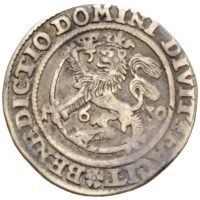 (№1629km9) Монета Норвегия 1629 год 1/8 Speciedaler