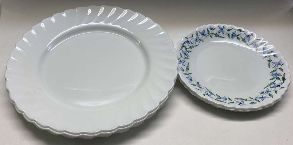 Тарелки стеклокерамика, 6 шт (3столовых+3 десертных)