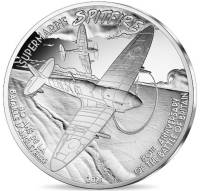 (2020) Монета Франция 2020 год 10 евро "Спитфайер"  Серебро Ag 900  PROOF