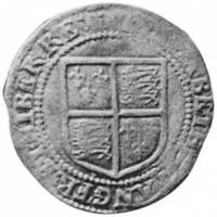 (№1601km8.1) Монета Ирландия 1601 год 6 Pence (Дата)