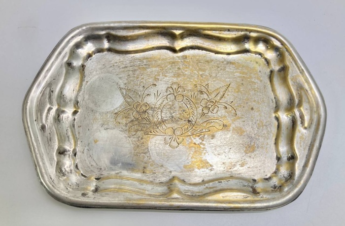 Поднос, клеймо 84 проба, 2-я Артель