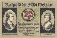 (№1920) Банкнота Германия 1920 год "25 Pfennig"