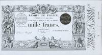 (№1842P-41a) Банкнота Франция 1842 год "1,000 Francs"