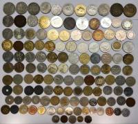 Набор иностранных монет 130 штук