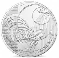 (№2016) Монета Франция 2016 год 100 Euro (Трилогия Петух)