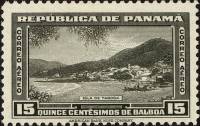 (№1948-330) Марка Панама 1948 год "Остров Табога", Гашеная