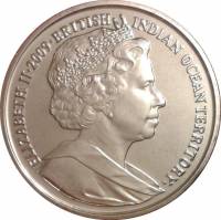 () Монета Британская Территория в Индийском океане 2009 год 2 фунта ""   UNC