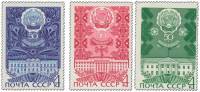 1970-058-60, 084-86  Серия Набор марок (6 шт) СССР   Автономные советские республики 50 лет III O