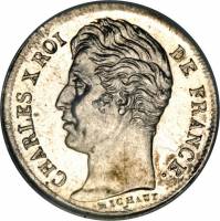 (№1825km723) Монета Франция 1825 год frac12; Franc (А, Б, ББ, Д, З, И, К, Л, М, МА, М, Т, Ш)