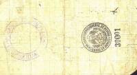 (№1884P-S187) Банкнота Мексика 1884 год "5 Centavos"