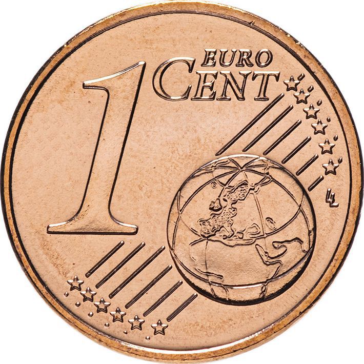 (2014) Монета Латвия 2014 год 1 цент   Сталь, покрытая медью  UNC