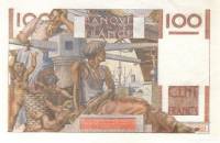 (№1949P-128b.7) Банкнота Франция 1949 год "100 Francs" (Подписи: P)