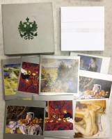 Набор открыток и конвертов в коробке (сост. на фото)