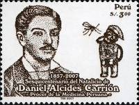 (№2007-2246) Марка Перу 2007 год "Дон Даниэль Альсидес Carrioacuten", Гашеная