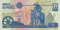 (№1992P-99a.7) Банкнота Мексика 1992 год "10 Nuevos Pesos"