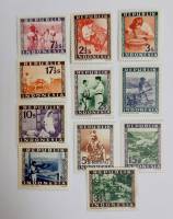 (--) Набор марок Индонезия "10 шт."  Негашеные  , III O