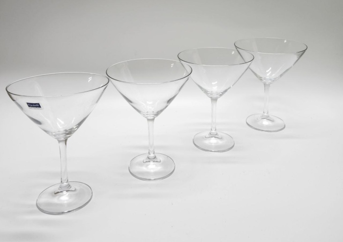 Бокалы фужеры для мартини Богемия Bohemia 4 штуки