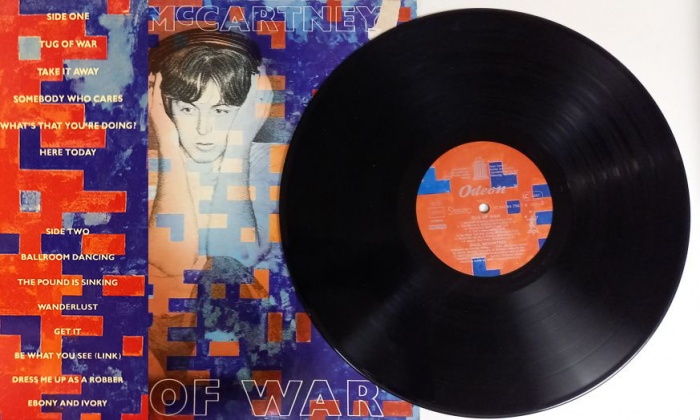 Пластинка виниловая , Tug of war Gema Stereo 175 мм. (Сост. на фото)