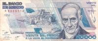 (№1988P-92a.1) Банкнота Мексика 1988 год "20,000 Pesos"