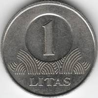 () Монета Литва 2002 год   ""   Серебрение  VF