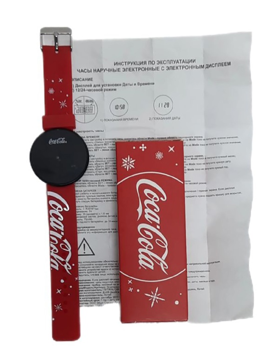 Часы наручные электронные "Coca Cola", Китай, новые