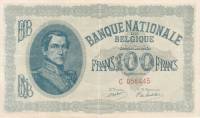 (№1914P-84) Банкнота Бельгия 1914 год "100 Francs"