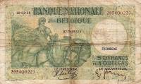 (№1938P-106a.3) Банкнота Бельгия 1938 год "50 Francs"