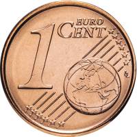 (2011) Монета Бельгия 2011 год 1 цент  3 тип. с МД, портрет тип 1 Сталь, покрытая медью  UNC