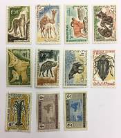 (--) Набор марок Мавритания "11 шт."  Гашёные  , III Θ