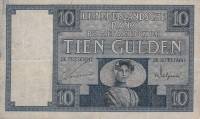 (№1930P-43b.7) Банкнота Нидерланды 1930 год "10 Gulden"