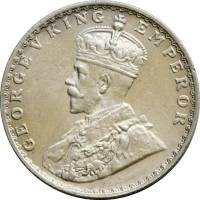 (№1912km522) Монета Индия 1912 год frac12; Rupee