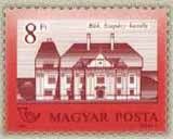 (1986-057) Марка Венгрия "Бюк"    Замки (Стандартный выпуск) II O