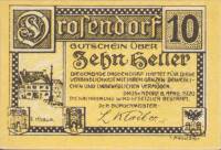 (№1920) Банкнота Австрия 1920 год "10 Heller"