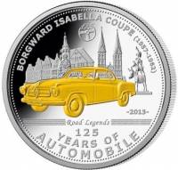 (№2013) Монета Палау 2013 год 2 Dollars (Borgward isabella с купе)