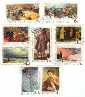 1967-128-136  Серия Набор марок (9 шт) СССР  Государственная Третьяковская галерея II Θ