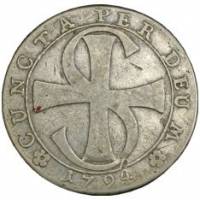 (№1787km51 (solothurn)) Монета Швейцария 1787 год 10 Batzen