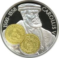 (№2001km61) Монета Ниделандские Антильские острова 2001 год 10 Gulden (Каролюс В Rhynish Гульден)