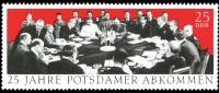 (1970-075) Марка Германия (ГДР) "Круглый стол"    Потсдамский договор III O