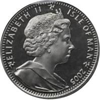 () Монета Остров Мэн 2005 год 1 крона ""   AU