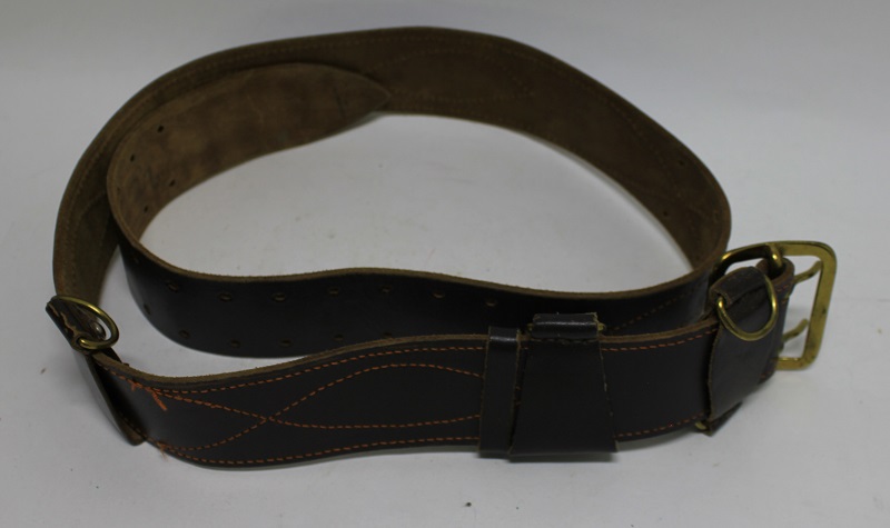 Ремень, офицерский, натуральная кожа, СССР (сост. на фото)