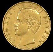 () Монета Германия (Империя) 1888 год 10  ""   Биметалл (Платина - Золото)  UNC