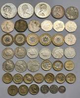 Набор монет Англия 42 штуки