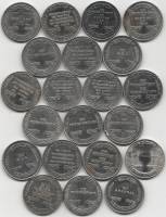 1972 21 жетон Набор Великобритания Кубок Англии по футболу 100 лет    VF