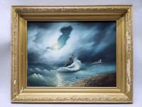 Картина Море Егорушкова Юлия 2001 г 30х40см, масло, в багете
