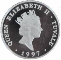 () Монета Тувалу 1997 год 2  ""    AU