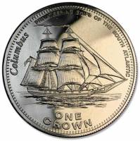 () Монета Тристан да Кунья 2006 год 1 крона ""   PROOF