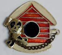 Значок Знак СССР "Щенок" На булавке 