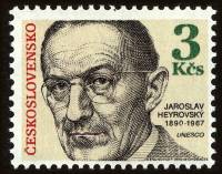 (1990-006) Марка Чехословакия "Я. Гейровский"    Личности III Θ