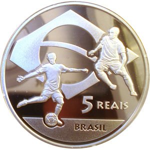  Монета Бразилия 2010 год 50     Биметалл (Серебро - Ниобиум)  UNC