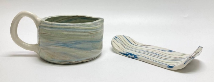 Соусник + подставка, керамика